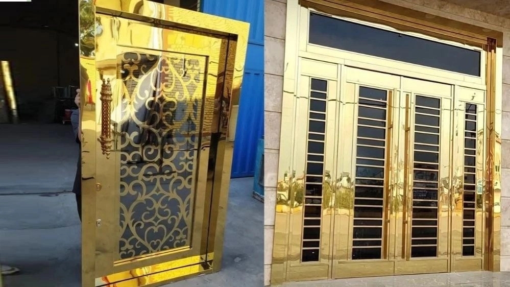 ساخت درب استیل فروشگاه، مغازه و ورودی ساختمان