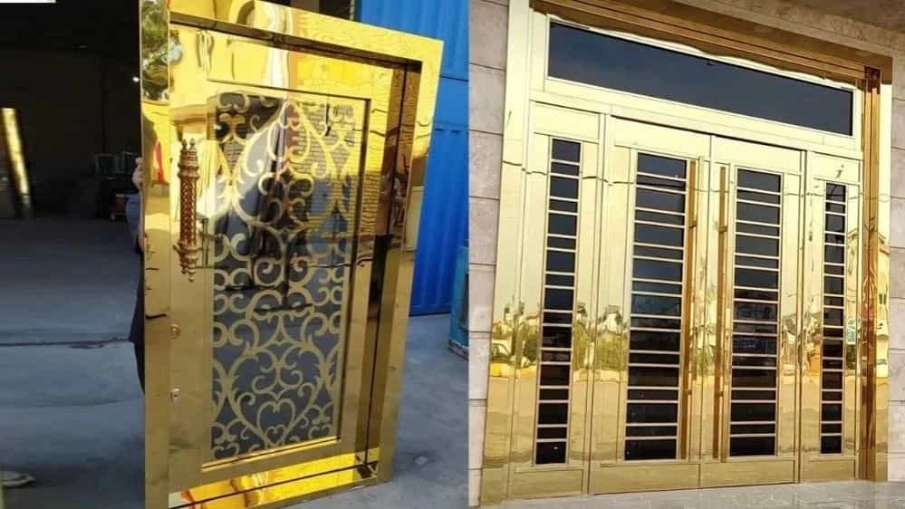 ساخت درب استیل فروشگاه، مغازه و ورودی ساختمان